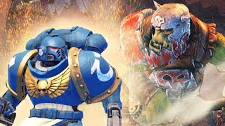 Ultramarines & Imperial Guard vs Orks - Warhammer 40k: Space Marine, Augmented Mod