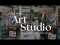 A Day in My Art Studio | Painting, Hacks &amp; Special Announcement! 🌸