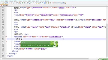 麦子学院-Web前端开发之HTML+CSS基础入门-第12章 HTML表单设计（下）
