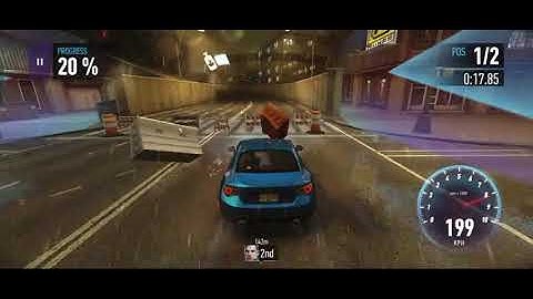 My first race of Need for speed no limit #1