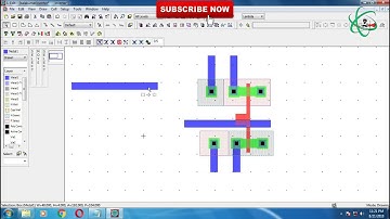 INVERTER Design simulation using L-EDIT TANNER TOOLS(TAMIL)
