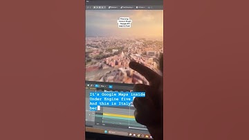 The whole Google Map in Unreal Engine 5.Video by badxstudio(IG) #unrealengine5 #unity3d #indiedev