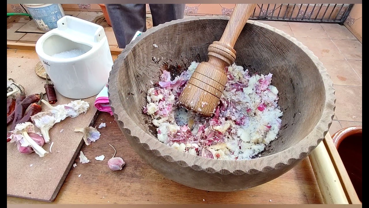 Aceitunas machacá. Monesterio.EXTREMADURA.