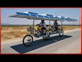 Man Builds 7 Seater Bike-Bus Powered by Solar Energy | by @homemadecreativee