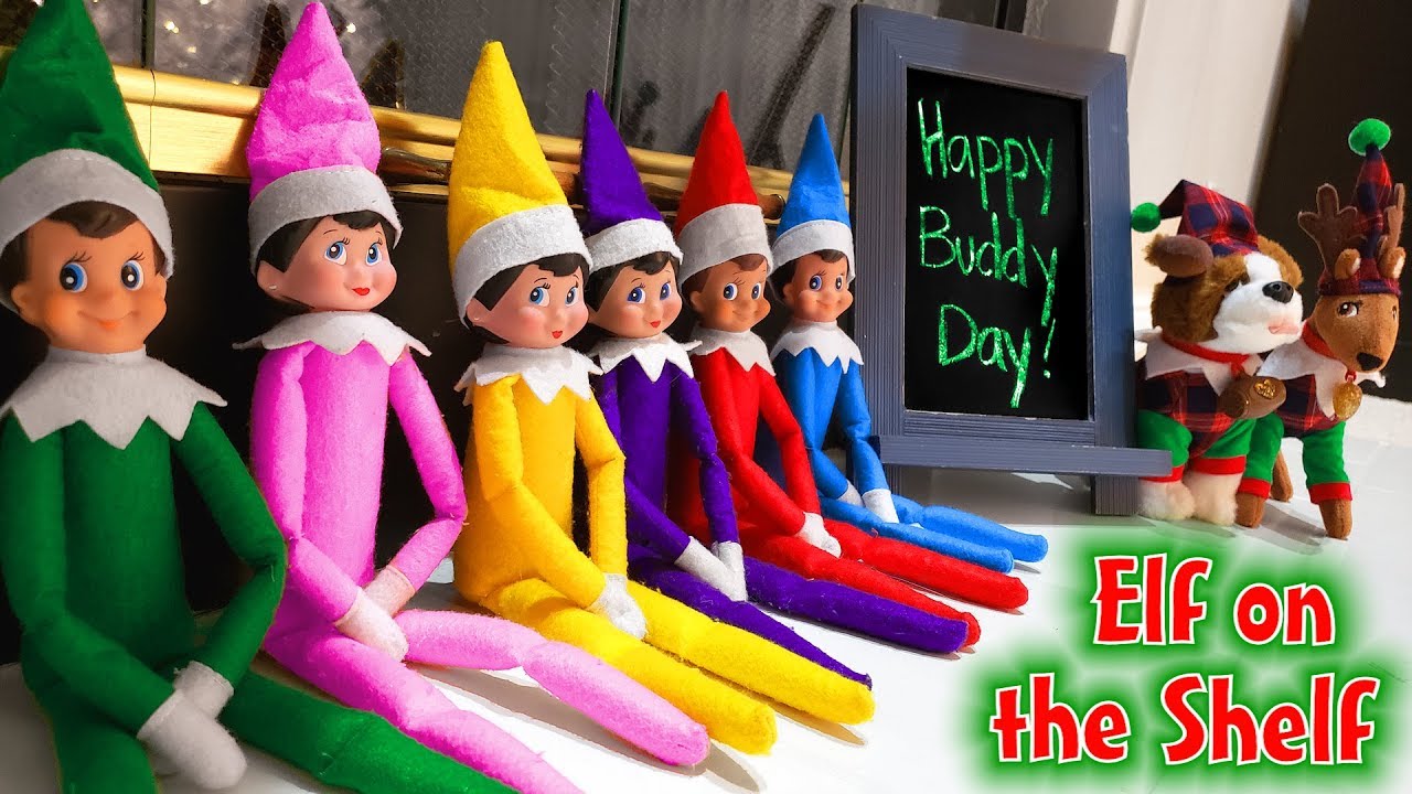 Elf On The Shelf Buddy Day Saying Goodbye To Our Elves Grinch Caught On Camera Youtube