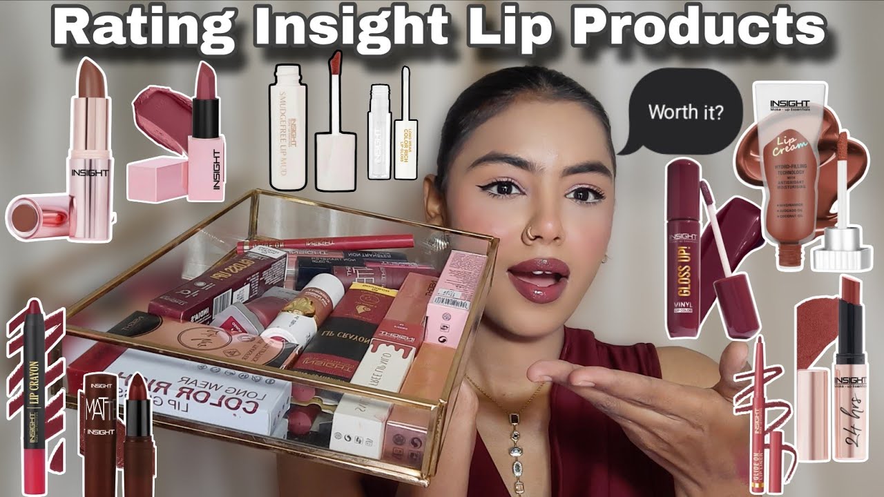 My Honest Rating On Insight Lip Products💖 | Honest Review| Miss Shrishty 