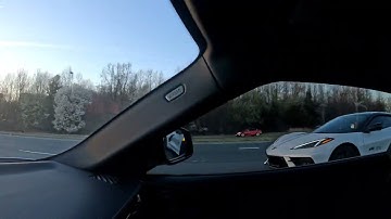 2022 mk5 supra e30 JB4 vs stock c8 corvette convertible stock