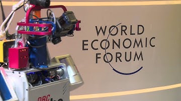 Hubo the robot at Davos 2016