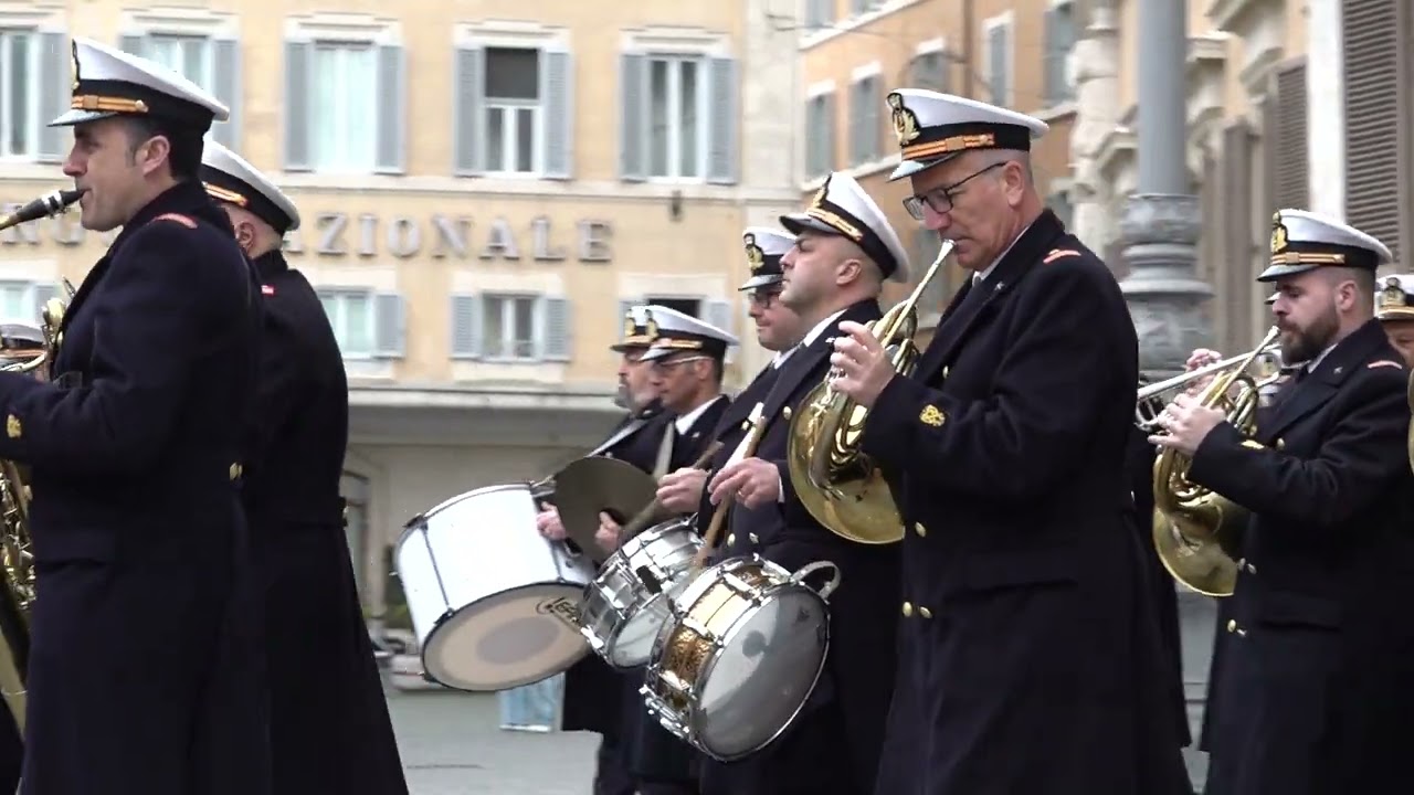 Banda della Marina Militare a Montecitorio: frammento