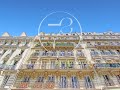 Paris 17  brochant  la fourche  rue legendre  3p traversant en dernier tage avec ascenseur
