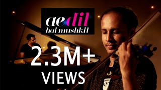 Video thumbnail of "Ae Dil Hai Mushkil Theme song|Violin cover|Noble Sunny feat. George Varghese"