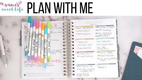 PLAN WITH ME | Weekly Planning & Goal Setting, Makselife Folio, Sterling Ink, Erin Condren