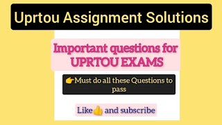 Uprtou assignment solution- Official Statics(PGSTAT-22)