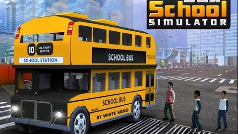 High School Bus Driving Simulator - 3D Pick & Drop iOS Gameplay