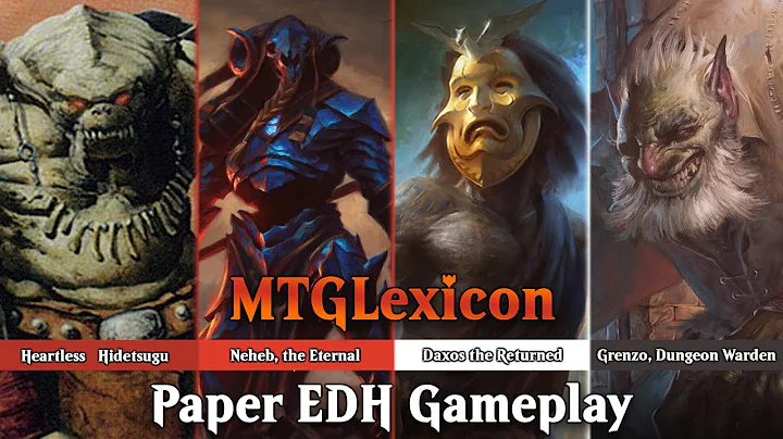 Commander/EDH Gameplay | S4E11.5 Hidetsugu VS Neheb (HOU) VS Daxos (C15) VS Grenzo (CNS) | Paper MTG