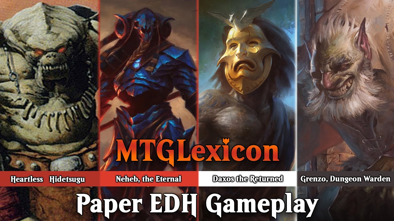 games people play Commander/EDH Gameplay | S4E11.5 Hidetsugu VS Neheb (HOU) VS Daxos (C15) VS Grenzo (CNS) | Paper MTG