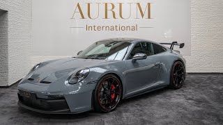 [2024] PORSCHE 911 992 GT3 ARKTIKGRAU Walkaround by AURUM International [4K]