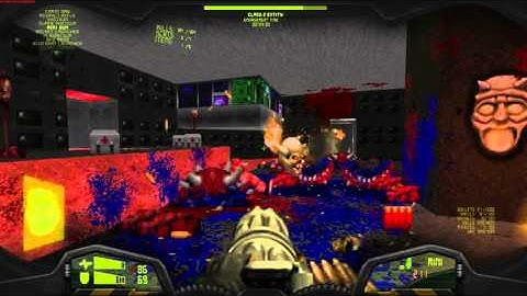Brutal Doom with Ultimate Doom Visor Mod = Awesome