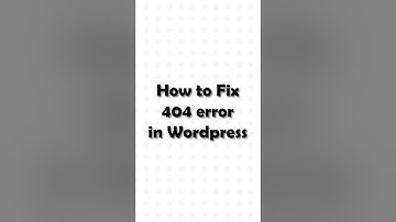 Fix WordPress 404 Error in Minutes! 🚫🔧