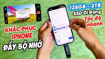 Ổ Cứng Di Động SSD Transcend ESD310C - Mẹo Khắc Phục Iphone Báo Đầy Dung Lượng Khi Quay Video
