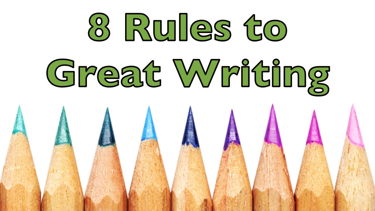 Rules to writing a book