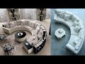 Round sofa set design ideas  semi circle sofa design  blowing ideas