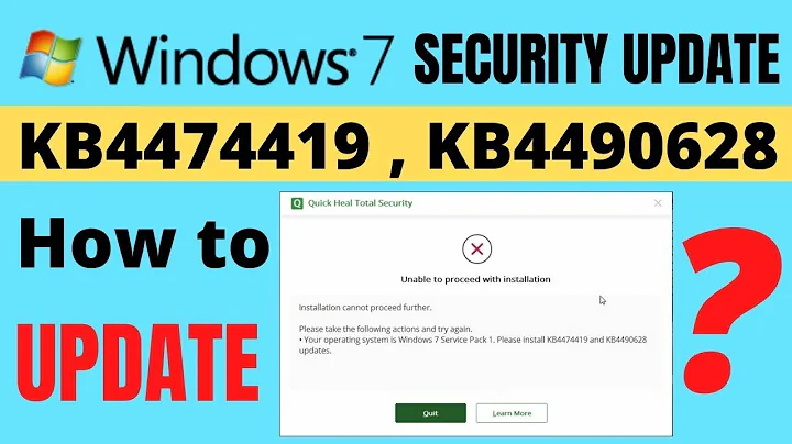 How to download KB4474419 , KB4490628 update for windows 7 ?