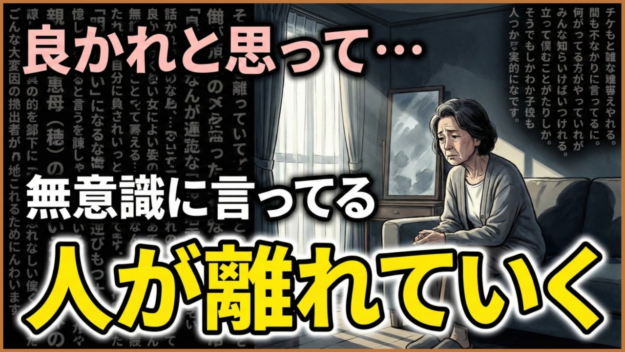 【70代の真実】実はみんな逃げてます。人が離れていく人が言ってる「貧乏神の口癖」3選…晩年ひとりぼっちの末路