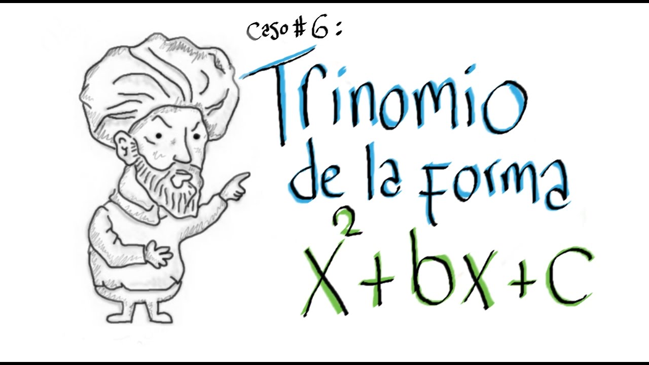 Trinomio De La Forma X2 Bx C Caso 6 Factorizacion Youtube