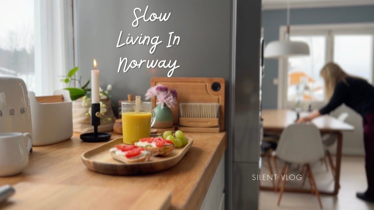 Cozy Day at Home / Home Decor, Groceries, Cooking and Slow Living in Oslo / Goodbye Winter