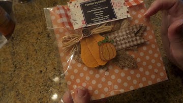 Fall Cluster Embellishments Swap: See what everybody made!