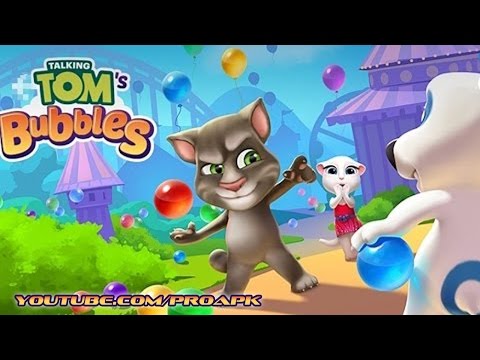 Talking Tom Bubble Shooter Gameplay IOS / Android