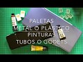 Paletas Metal o Plástico para Acuarelas // Metal or Plastic Watercolor Palettes