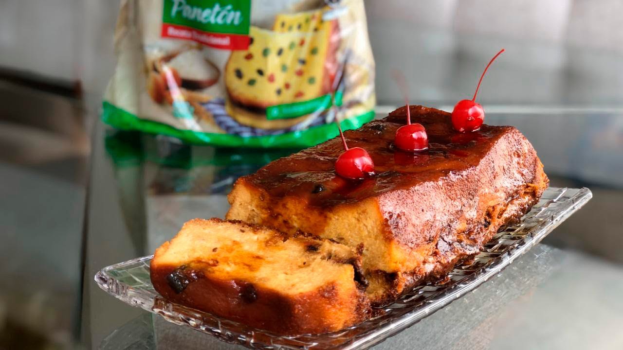 Pudín de panetón buenísimo!!!