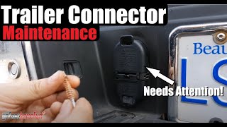 How to Clean and Maintain your  7Way / 4 Pin Trailer Plug Wiring connector | AnthonyJ350