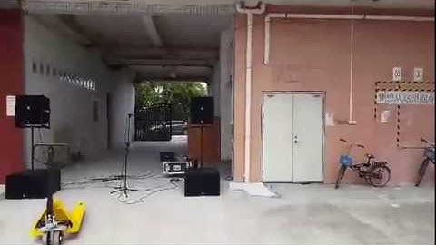Sanway Audio VR10&S30 Active Line Array Sound Testing