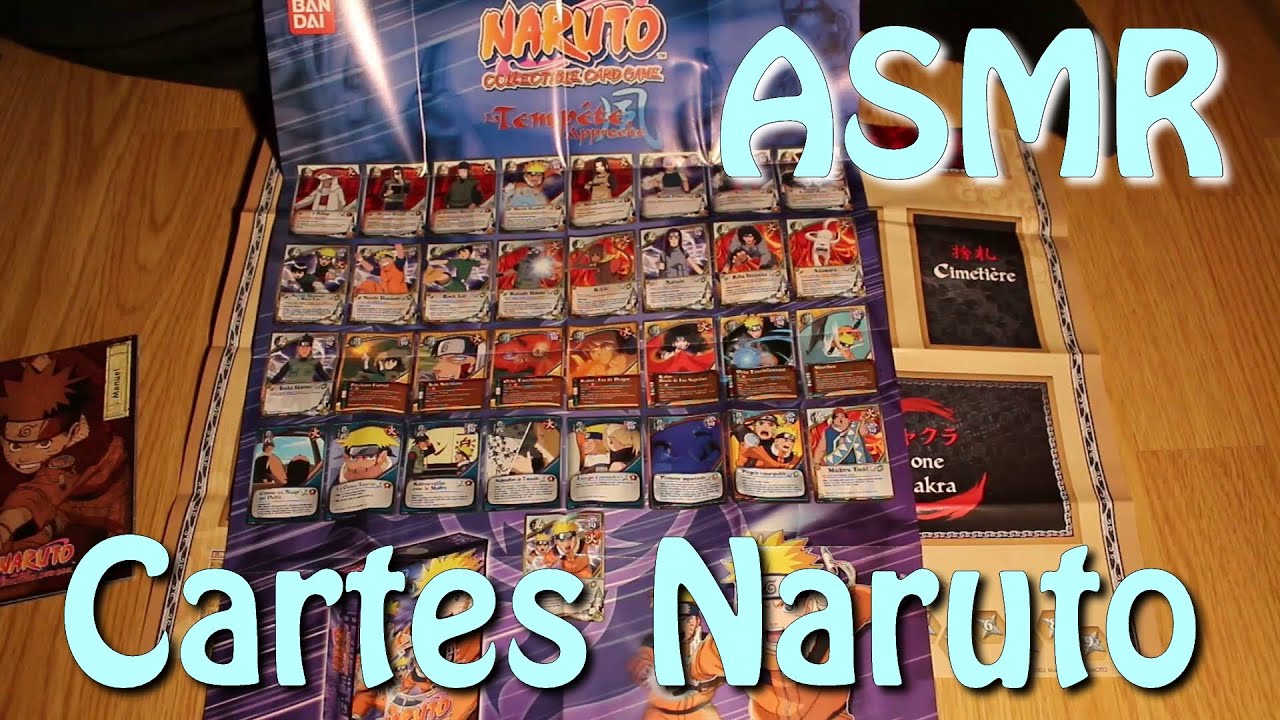 Ouverture d'un paquet de cartes Naruto ASMR