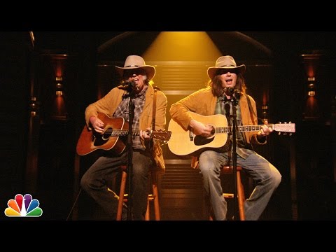 Two Neil Youngs Sing "Old Man"