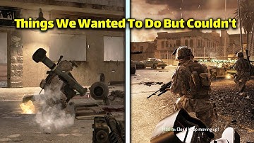 Things We Wanted To Do But Couldn