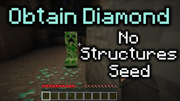 Spawn On Diamonds! New Obtain Diamond No Structures SSG 1.16 Seed (Former World Record) [05:400]