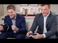 Nate Mackinnon and Cale Makar Play PS5 NHL22