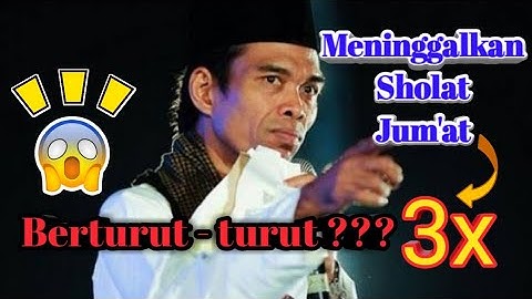 Meninggalkan sholat jum