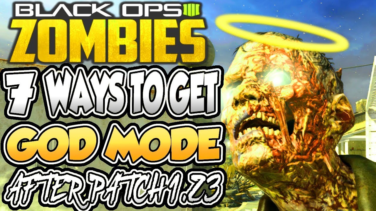 *7* WAYS TO GET *GODMODE* (After Patch 1.23) - BO4 ZOMBIE GLITCHES