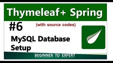 6. MySQL Database Setup