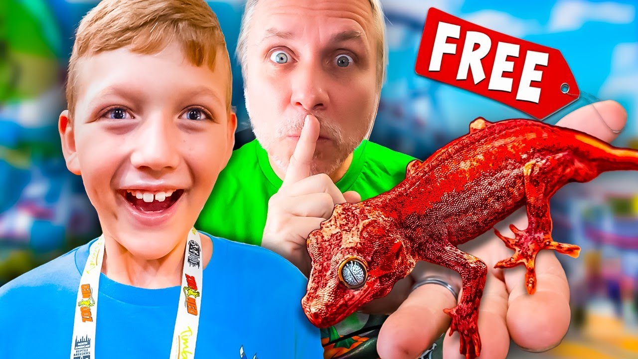 Surprising A Random Kid With His Dream Reptile!