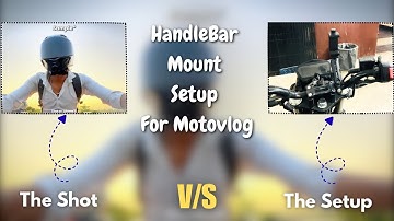 Handlebar Mount Setup for MotoVlog🔥| Best Mobile Holder Setup for Bike Riders 2025 | Aalok King 
