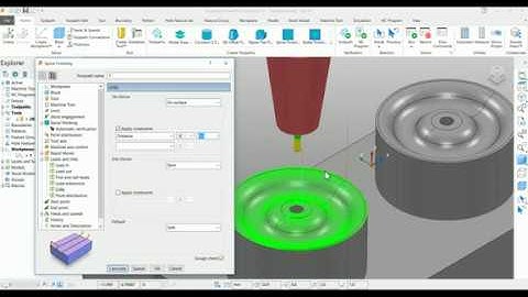 Autodesk PowerMill - Spiral Finishing - Tutorial 33 - Tamil