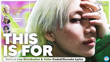 How Would SHINee Sing THIS IS FOR by TWICE? (Vertical Line Distribution + Color Coded Lyrics) KO-FI