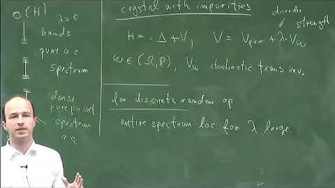 Multiple Speakers | Discrete alloy type models: averaging and spectral properties
