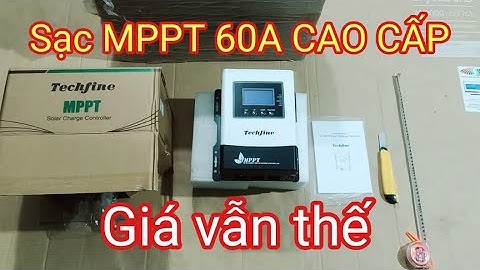 🇻🇳 Sạc MPPT 60A thế hệ mới, thương hiệu Techfine - Shop Solar